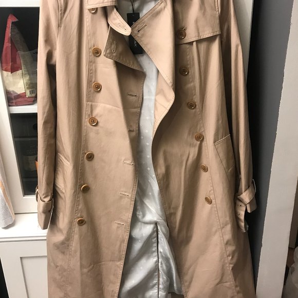 *NEW* BANANA REPUBLIC TRENCH COAT - Picture 4 of 5